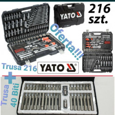 OFERTA!!! Trusa Yato 216 Pcs + Trusa 40 Biti OnexGerman TranspoGratuit foto