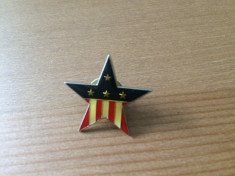 insigna pin usa flag star sua steag in forma de stea de colectie hobby foto