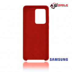 Husa Samsung Galaxy S20 ULTRA ? HiQuality Silicone Velvet (Red) foto