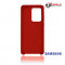Husa Samsung Galaxy S20 ULTRA ? HiQuality Silicone Velvet (Red)
