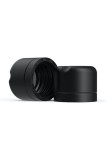 Memobottle capac de sticlă Matte Black Lid culoarea negru