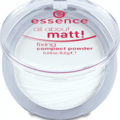 Essence Cosmetics All about matt! fixing pudră compactă, 8 g