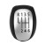 Nuca schimbator de viteze Renault Laguna 3, 6 Trepte, Negru Gri Cod produs