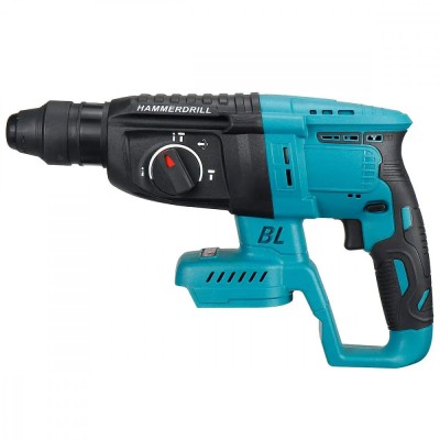 Masina de gaurit electrica, 1680 W, 3500 rot/min, 26 mm, 2 acumulator, albastru foto