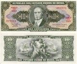 BRAZILIA 1 centavo on 10 cruzeiros UNC!!!