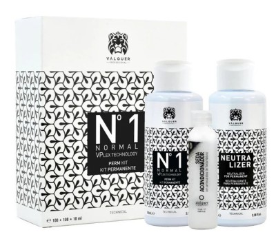 Kit solutie permamenta nr. 1 pentru păr normal 100+100+10 ml Valquer foto