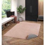 Covor Premium Belgian Model Denton 71181-020, Marime 80 x 150 cm, Roz, Inaltime Fir 12 mm, Antialergic, Polipropilena, Living, Dormitor, Sufragerie, B