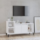 VidaXL Comodă TV, alb, 100x35x55 cm, lemn prelucrat