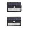 Set 2 x Lampi LED solara cu senzor de miscare, 42 leduri, XF 6011