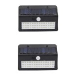 Set 2 Lampi Solare LED cu Senzor Miscare, 42 LED-uri, Rezistente Intemperii, Ideal Gradina, Curte, Economice