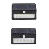 Set 2 x Lampi LED solara cu senzor de miscare, 42 leduri, XF 6011