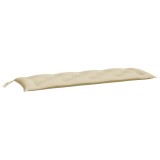 Cumpara ieftin Perna banca de gradina, bej, 150x50x7 cm, material oxford