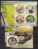 Sierra Leone 2016 - Șop&acirc;rle, Colita + Bloc, Cota 22 Euro (Tiraj 1000 - Vezi Numerotarea !!!), MNH