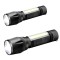 Set format din 2 mini Lanterne incarcare USB ems-6536