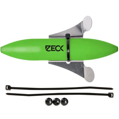 Pluta Zeck Propeller U-Float Solid Green 40g, 1buc/pac foto