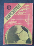 Revista Suporter, program editat de FC Arges, Februarie 1985, 34 pagini, Dobrin, 36, Albastru
