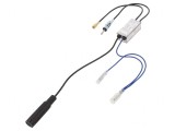 Splitter AM, DAB, FM cu amplificator 0,36m 12VDC RG174