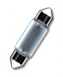 Bec auto Osram 6428 12V 3W SV7-8 8x28mm, bec plafoniera, lampa numar sofit Festoon , 1 buc. Kft Auto