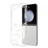Husa MagSafe pentru Samsung Galaxy Z Flip5 F731, Techsuit, SparkleSkin, Transparenta