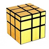 Cub rubik Mirror gold,6x6 cm,plastic
