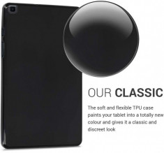 Husa Samsung Galaxy Tab A Plus 8.0 inch, P200 P205, TPU, Negru foto