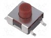 Microintrerupator 6.2x6.2mm, OFF-(ON), SPST-NO, NINIGI - TACTM-652N