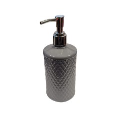 Dozator sapun lichid, din plastic, Y095, gri, 200 ml