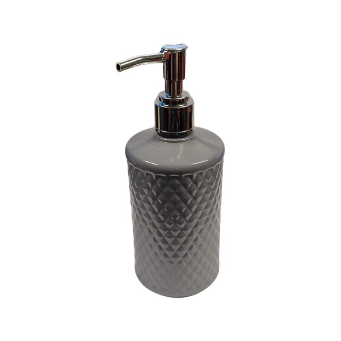 Dozator sapun lichid, din plastic, Y095, gri, 200 ml