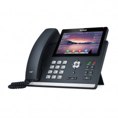 Telefon VoIP YEALINK SIP-T48U fara incarcator Black foto