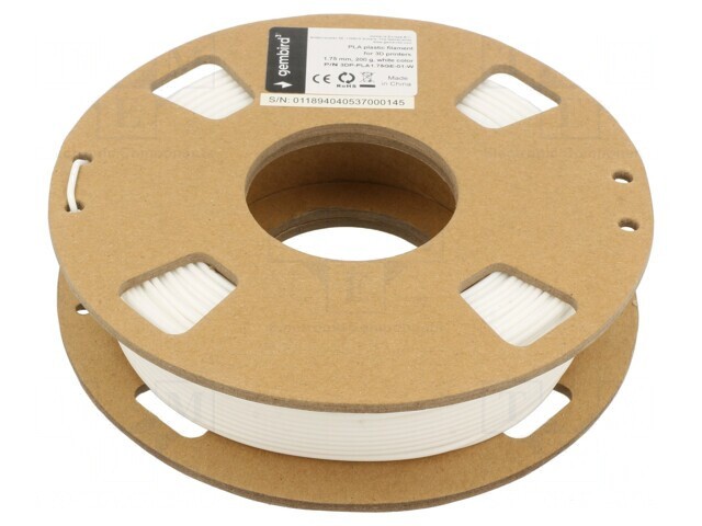 Filament PLA Alb 1,75mm 200g