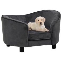 Gossi canapea pentru caini, gri, 69x49x40 cm, plus