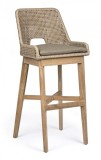 Cumpara ieftin Set 2 scaune bar natur bej Hesperia 49x57x112 cm