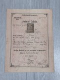 Heimat-Schein original 1898 &ndash; Viena &ndash; document oficial Imperiul Austro-Ungar cu timbru fiscal