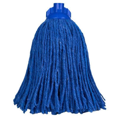 Rezerva mop bumbac, albastru, 250 g foto