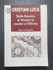 TARILE ROMANE SI VENETIA IN SECOLUL AL XVII-LEA - CRISTIAN LUCA foto
