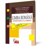 Limba rom&acirc;nă. Admiterea la drept - Cristian Moroianu Adrian Stoicescu - Editura All