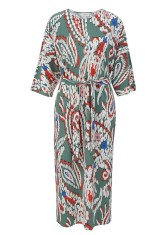 Rochie midi plisata pentru femei s.Oliver, multicolor, 44 - OUTLET