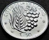 Cumpara ieftin Moneda 50 LIRE - VATICAN, anul 1977 * cod 4737 B - Papa Paul VI-lea = UNC, Europa