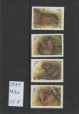 Belarus 1995 nestampilat - Mi 96/99 - Mamifere, fauna, WWF