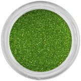 Pudră Glitter pentru nail art - verde, INGINAILS