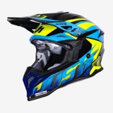 Casca moto/atv JUST1 J39, culoare albastru negru lucios, marime L Cod Produs: MX_NEW 606004012008L
