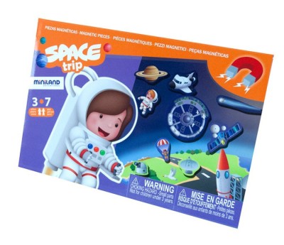 Joc magnetic descopera spatiul - miniland foto