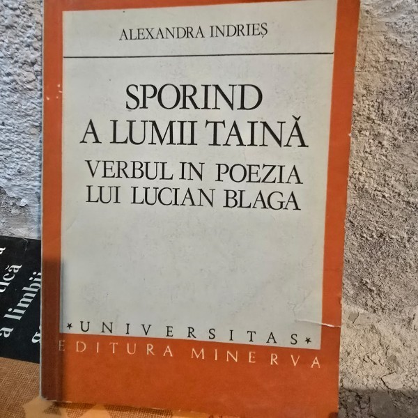 Sporind a lumii taina. Verbul in poezia lui Lucian Blaga - Alexandra Indries