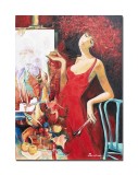 Tablolu pictat manual, Inspiratie, 70x50cm pictura ulei pe panza, Mircea Iordache