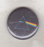bnk ins - muzica - Insigna Pink Floyd - dark Side of the Moon