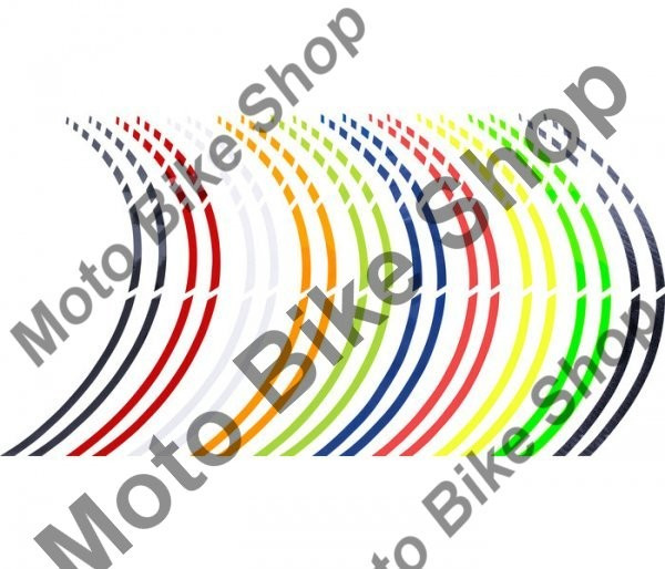 MBS Banda janta Foliatec Racing portocaliu, 7,5mm latime, pentru 2 jenti 16-19, Cod Produs: 10010829LO