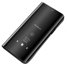 Husa Samsung Galaxy S7 Edge - Flip Clear Mirror View Black foto