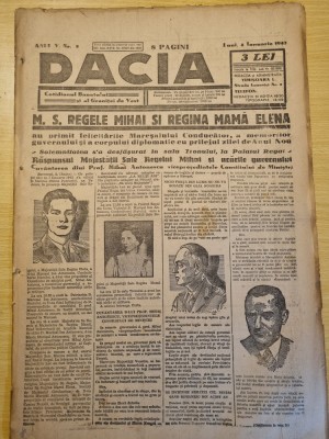 Dacia 4 ianuarie 1943-maresalul urari pt regele mihai,ordinul de zi a lui hitler foto