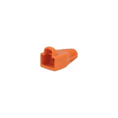 Capac mufa RJ45 protectie portocaliu Well