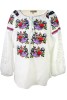 Bluza dama tip ie R 25, marime M, alb/mov